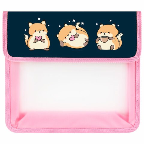 Папка для тетрадей ЮНЛАНДИЯ А5, пластик, 2 отделения, клапан на липучке, "Relaxing cats", 273332 273332