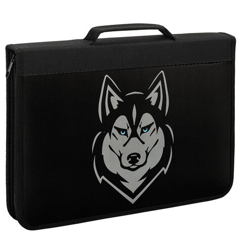 Папка на молнии BRAUBERG А4 с ручкой, с органайзером, 1 отделение, "Husky", 271450 271450