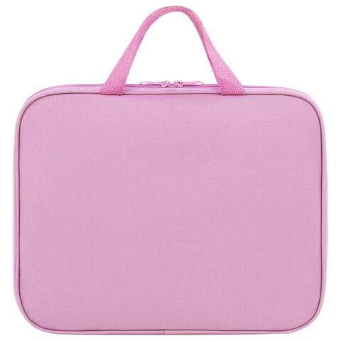 Папка на молнии с ручками STAFF EVERYDAY А4, полиэстер, нежно-розовый, 272184 272184