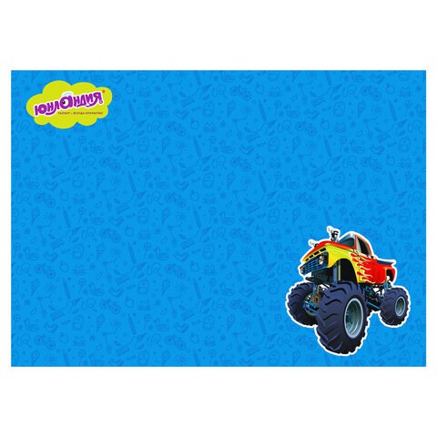 Клеёнка настольная для занятий творчеством ЮНЛАНДИЯ, БИГФУТ, 50х70 см, ПВХ, 662458 662458