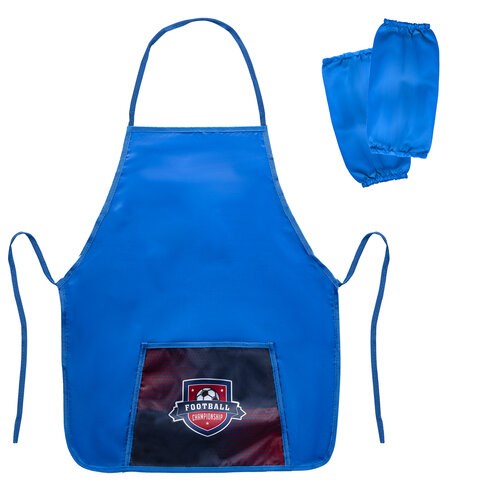 Фартук с нарукавниками для уроков труда ПИФАГОР, 1 карман, 44x55 см, "Champion", 270927 270927