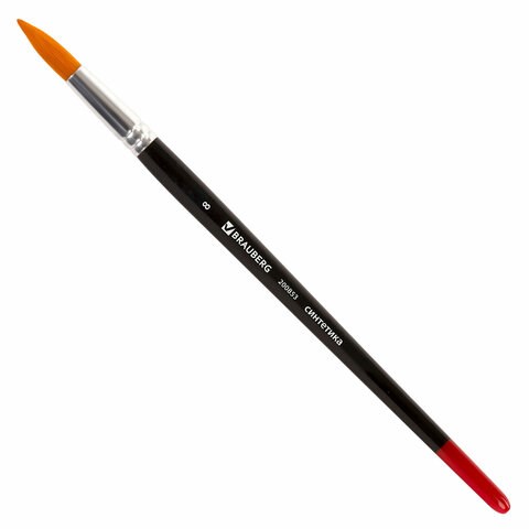 Кисть BRAUBERG синтетика, круглая, №8, 200853 200853