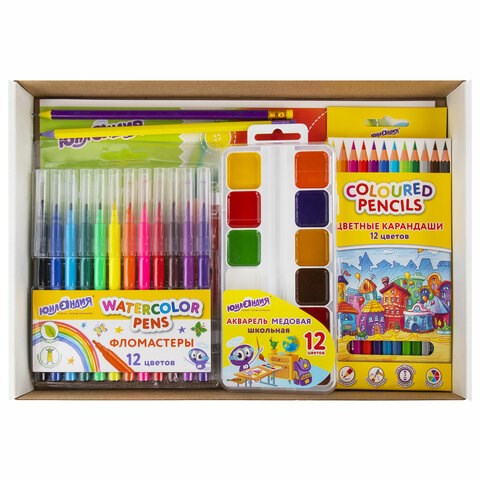 Набор для рисования и творчества "5 предметов плюс Альбом в Подарок!", ЮНЛАНДИЯ, 881009 881009