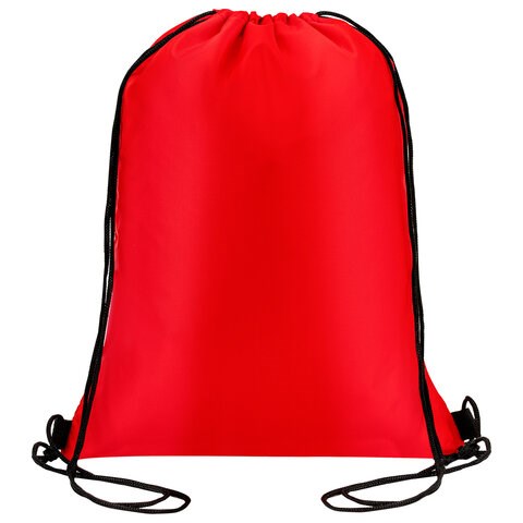 Мешок для обуви BRAUBERG ПРОЧНЫЙ, на шнурке, красный, 42x33 см, 227141 227141