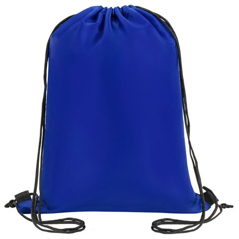 Мешок для обуви BRAUBERG ПРОЧНЫЙ, на шнурке, синий, 42x33 см, 227140 227140