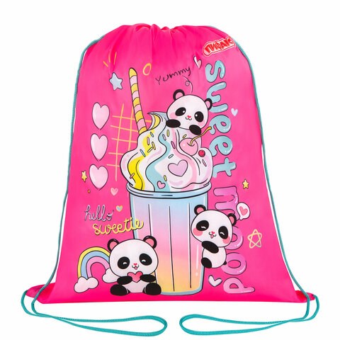 Мешок для обуви ПИФАГОР, 1 отделение, 42х34 см, "Sweet mood", 272384 272384