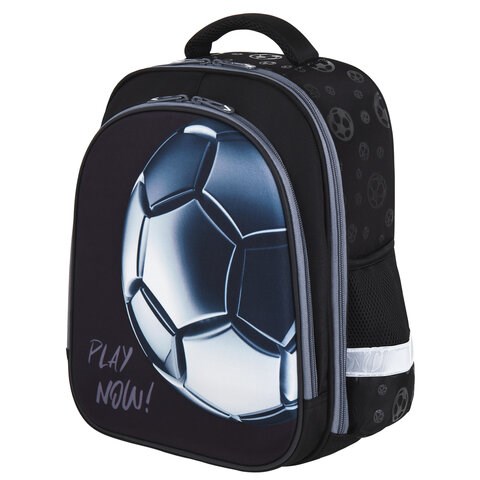 Ранец BRAUBERG KIDS STANDARD, 2 отделения, "Score ball", 3D панель, 36х28х14 см, 272037 272037
