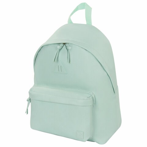 Рюкзак BRAUBERG CELEBRITY универсальный, экокожа, бирюзовый, 41х32х14 см, 227101 227101