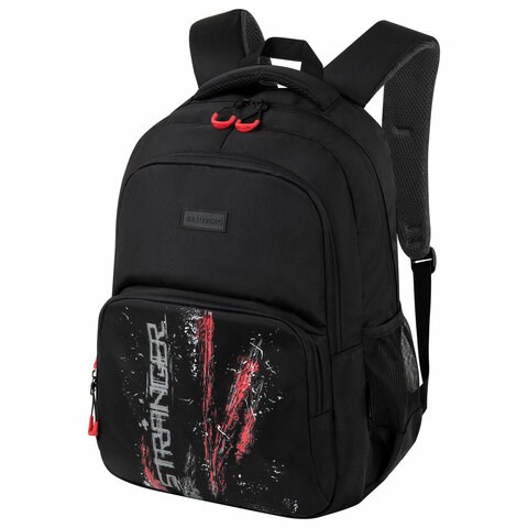 Рюкзак BRAUBERG CONCEPT универсальный, 2 отделения, светоотражающий принт, Stranger, 45х30х18 см, 272581 272581