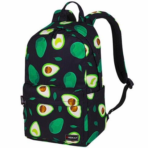 Рюкзак HEIKKI DREAM (ХЕЙКИ) универсальный, с карманом для ноутбука, эргономичный, Avocado, 42х26х14 см, 272523 272523