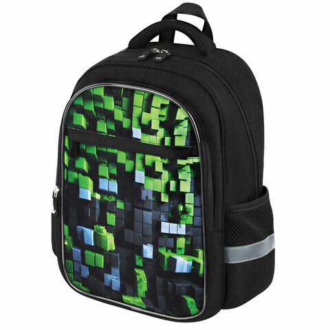 Рюкзак BRAUBERG FAVOUR, 2 отделения, 3 кармана, "Module blocks", 40х29х15 см, 273124 273124