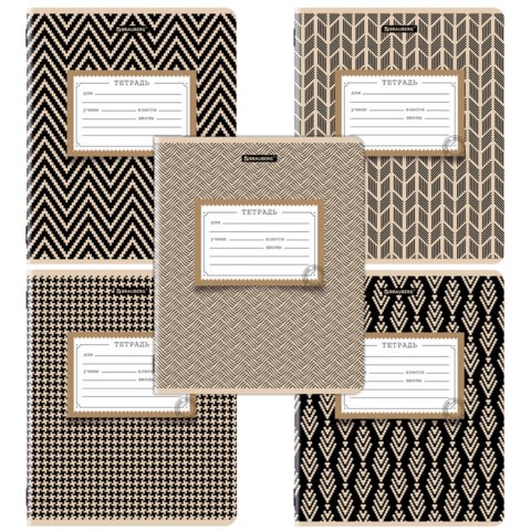 Тетрадь 12 л. BRAUBERG линия, обложка картон, TEXTURE, 107279 107279