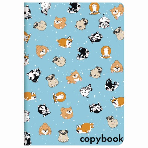 Тетрадь 40 л. в клетку обложка SoftTouch, бежевая бумага 70 г/м2, сшивка, А5 (147х210 мм), ЩЕНОЧКИ, BRAUBERG, 403777 403777