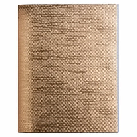 Тетрадь бумвинил А5 48 л. скоба, офсет №1, клетка, "ЗОЛОТО Metallic", HATBER, 059231, 48Т5бвВ1 403694