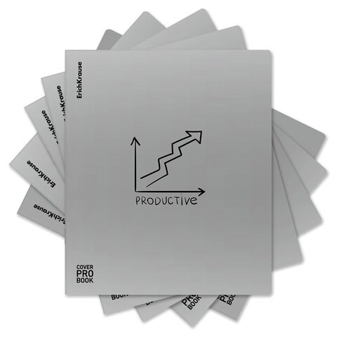 Тетрадь обложка пластик, А5, 48 л., скоба, клетка, ERICH KRAUSE, "Life Style" (микс в спайке), 61953 405264