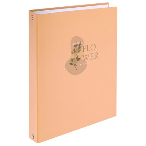 Тетрадь на кольцах А5 165х215 мм, 120 листов, твердый картон, клетка, BRAUBERG, "Pastel Flower", 404710 404710