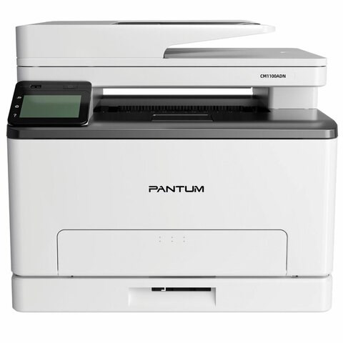 МФУ лазерное ЦВЕТНОЕ PANTUM CM1100ADN "3 в 1", А4, 18 стр./мин., 30000 стр./мес., ДУПЛЕКС, АПД, сетевая карта 354821