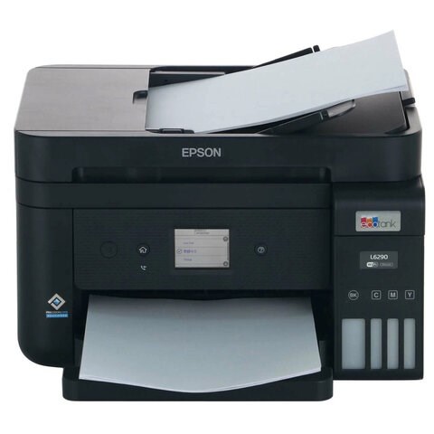 МФУ струйное EPSON L6290 "4 в 1" А4, 33 стр./мин, 4800х1200, ЖК-дисплей, ДУПЛЕКС, АПД, Wi-Fi, с/к, СНПЧ, C11CJ60406 354848