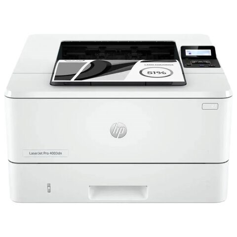 Принтер лазерный HP LaserJet Pro 4003dn, А4, 40 стр./мин., 80000 стр./мес., ДУПЛЕКС, сетевая карта, 2Z609A 354953
