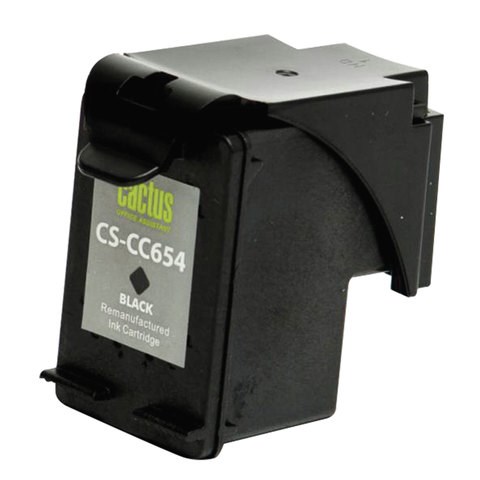 Картридж струйный CACTUS (CS-CC654) для HP Officejet J4580/4640/4680, черный 362826
