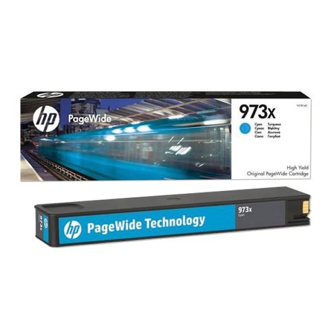 Картридж струйный HP (F6T81AE) PW Pro 477dw/452dw, №973X, голубой, увеличенный ресурс 7000 страниц, оригинальный 362295