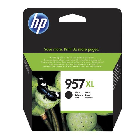 Картридж струйный HP (L0R40AE) Officejet Pro 8210/8720/8725/8730, № 957XL, черный, увеличенный ресурс 3000 стр., оригинальный 362294