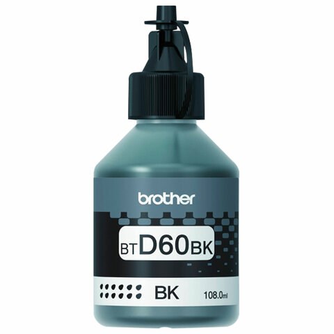 Чернила BROTHER (BTD60BK) для СНПЧ DCP-T310/T510W/T710W, черные, оригинальные, ресурс 6500 страниц 363568