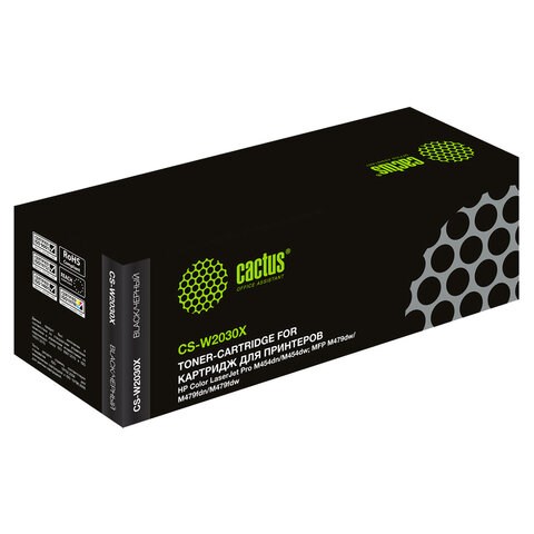 Картридж лазерный CACTUS (CSP-W2030X) для HP LJ M454/MFP M479, черный, ресурс 7500 страниц, CSP-W2030X/CS-W 363808
