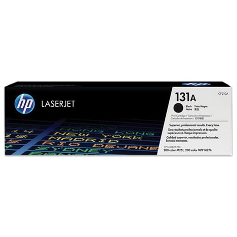 Картридж лазерный HP (CF210A) CLJ Pro 200 M276n/M276nw, №131A, черный, оригинальный, ресурс 1600 страниц 361089