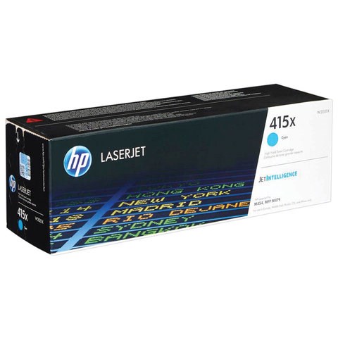Картридж лазерный HP (W2031X) Color LaserJet M454dn/M479dw и др, №415X, голубой, оригинальный, ресурс 6000 страниц 363304