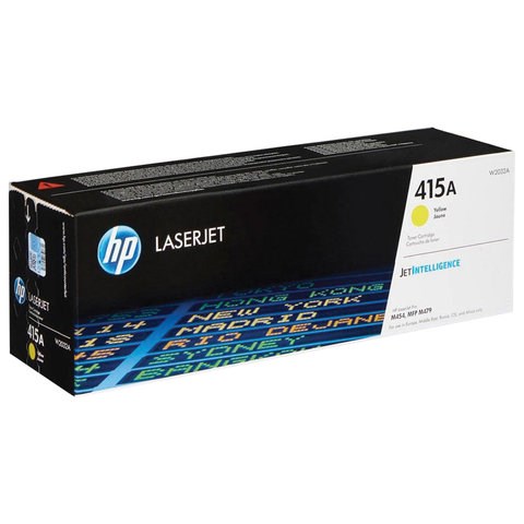 Картридж лазерный HP (W2032A) Color LaserJet M454dn/M479dw и др, №415A, желтый, оригинальный, ресурс 2100 страниц 363301