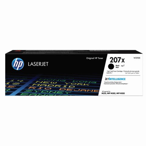 Картридж лазерный HP (W2210X) Color LJ M282/M283/M255, №207X, черный, оригинальный, ресурс 3150 страниц 363548
