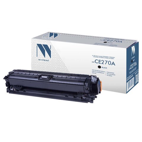 Картридж лазерный NV PRINT (NV-CE270A) для HP CP5525dn/CP5525n/M750dn/M750n, черный, ресурс 13500 страниц 363390