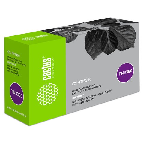 Картридж лазерный CACTUS (CS-TN3390) для BROTHER HL-6180DW/DCP-8250DN, ресурс 12000 стр. 362696