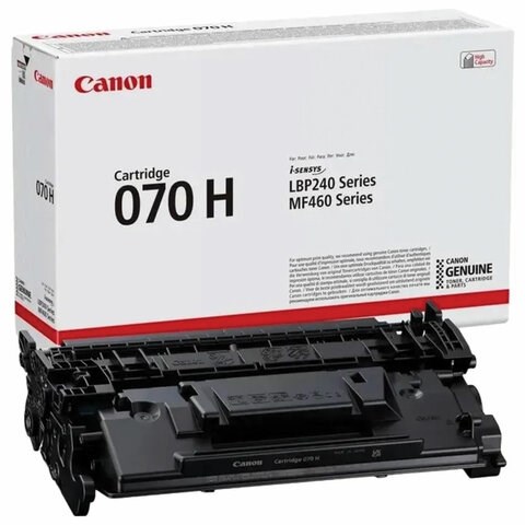 Картридж лазерный CANON (070H) LBP240/MF460, ресурс 10200 стр., оригинальный, 5640C002 364392