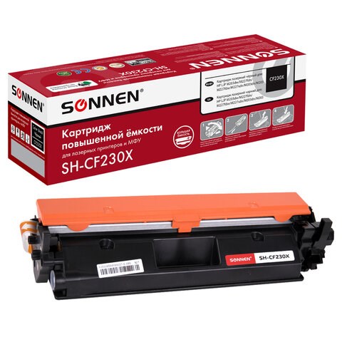 Картридж лазерный SONNEN (SH-CF230X) для HP LJP M203dw/M203dn/M227fdn/M227fdw, ресурс 3500 стр., 364083 364083