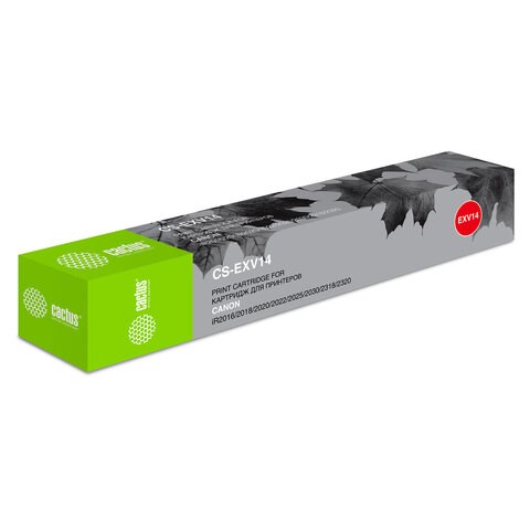 Тонер CACTUS (CS-EXV14) для CANON iR-2016/2016J/2020, 460 г, ресурс 8300 стр. 320793