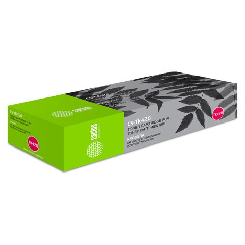 Тонер-картридж CACTUS (CS-TK420) для KYOCERA KM2550/2550F/2550S, ресурс 15000 стр. 320907