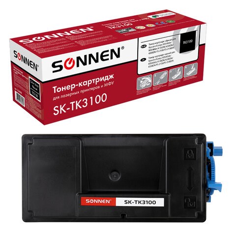 Тонер-картридж лазерный SONNEN (SK-TK3100) для KYOCERA FS-2100/FS-2100DN/ECOSYS M3040dn/M3540dn, ресурс 12500 стр., 364088 364088