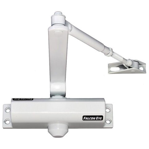 Доводчик FALCON EYE FE-B4W на дверь 65-85 кг, белый, 00-00110295 354280