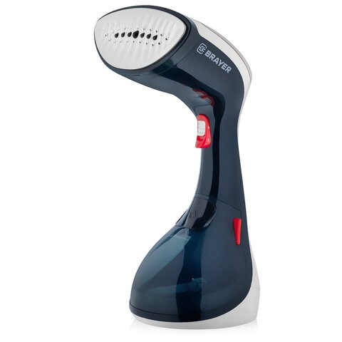 Отпариватель ручной BRAYER BR4123, 1630 Вт, 25 г/мин, резервуар 0,27 л, 1 режим, синий/белый 456117