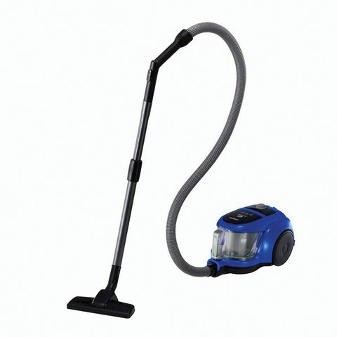 Пылесос SAMSUNG VCC4520S36/XEV, с контейнером, 1600 Вт, мощность всасывания 350 Вт, синий 454296