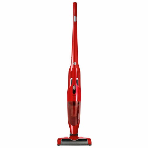Пылесос вертикальный беспроводной GORENJE SVC252GFR 2 в 1, мощность 161 Вт, контейнер 0,5 л, красный 457637
