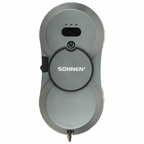 Робот-мойщик окон с автораспылением SONNEN Tech RWC-123 SPRAY, датчик от падения, 26 салфеток, пульт ДУ, 456236 456236