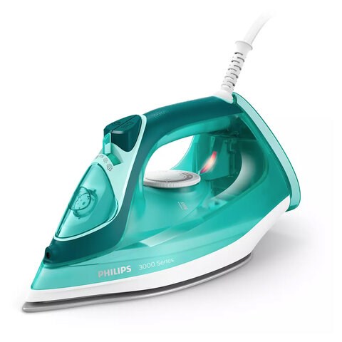 Утюг PHILIPS DST3030/70, 2400 Вт, керамическое покрытие, самоочистка, антикапля, автоотключение, бирюзовый 456942