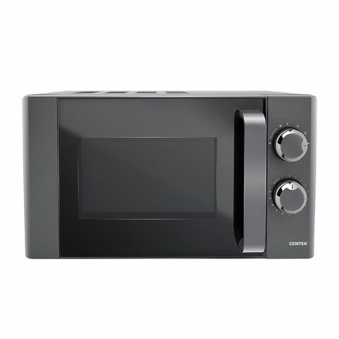 Микроволновая печь CENTEK CT-1583, объем 20 л, мощность 700 Вт, механическое управление, черная, CT-1583 Gray 457603