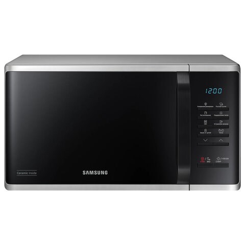 Микроволновая печь SAMSUNG MS23K3513AS/BW, объем 23 л, мощность 800 Вт, механическое управление 457189