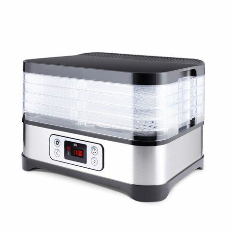 Сушилка для овощей BQ (БИ-КЬЮ) FD1001, объём 10 л, 250 Вт, 5 поддонов, электронное управление, стальная, 86192128 457530