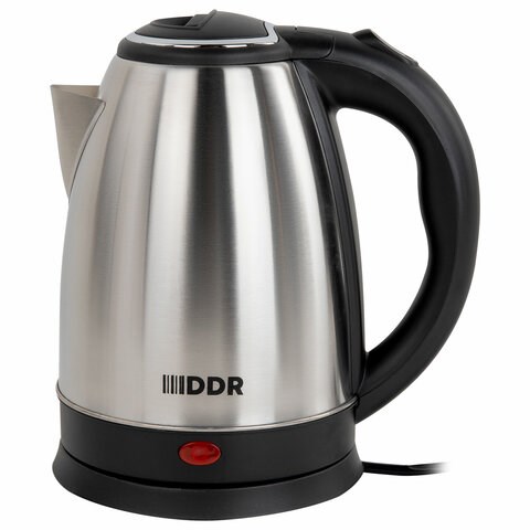 Чайник 1,8 литра, 1500 Вт, ЛУЧШАЯ ЦЕНА, закрытый элемент, нержавеющая сталь, DDR DKT-188, 456982 456982