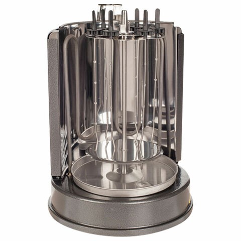 Шашлычница электрическая KITFORT KT-1404, 1400 Вт, 7 шампуров, сталь 454873